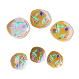 Set of 6 dessert plates Sarreguemines