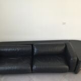 Cini Boeri - Sofa Gradual Lounge Black Leather Knoll/Gavina