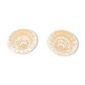 2 clear glass candle holders from Reims