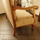 Vintage salon sofa set with floral upholstery