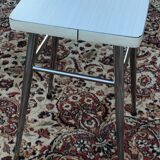 Tabouret chrome & formica