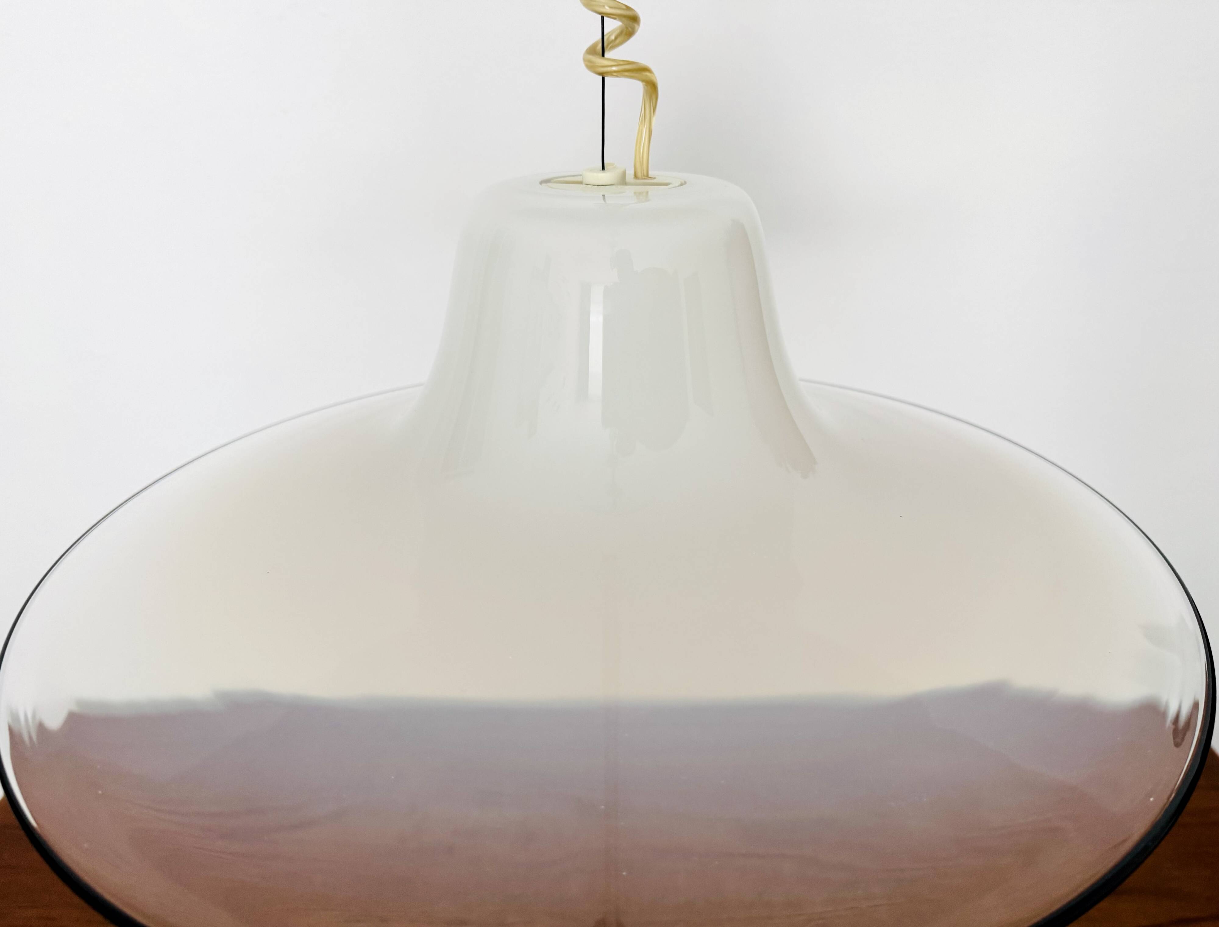 Lampe à Suspension en Verre de Murano par Giusto Toso pour Leucos