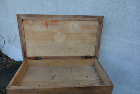 Antique desk in natural wood