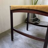 Bureau et sa chaise scandinave palissandre