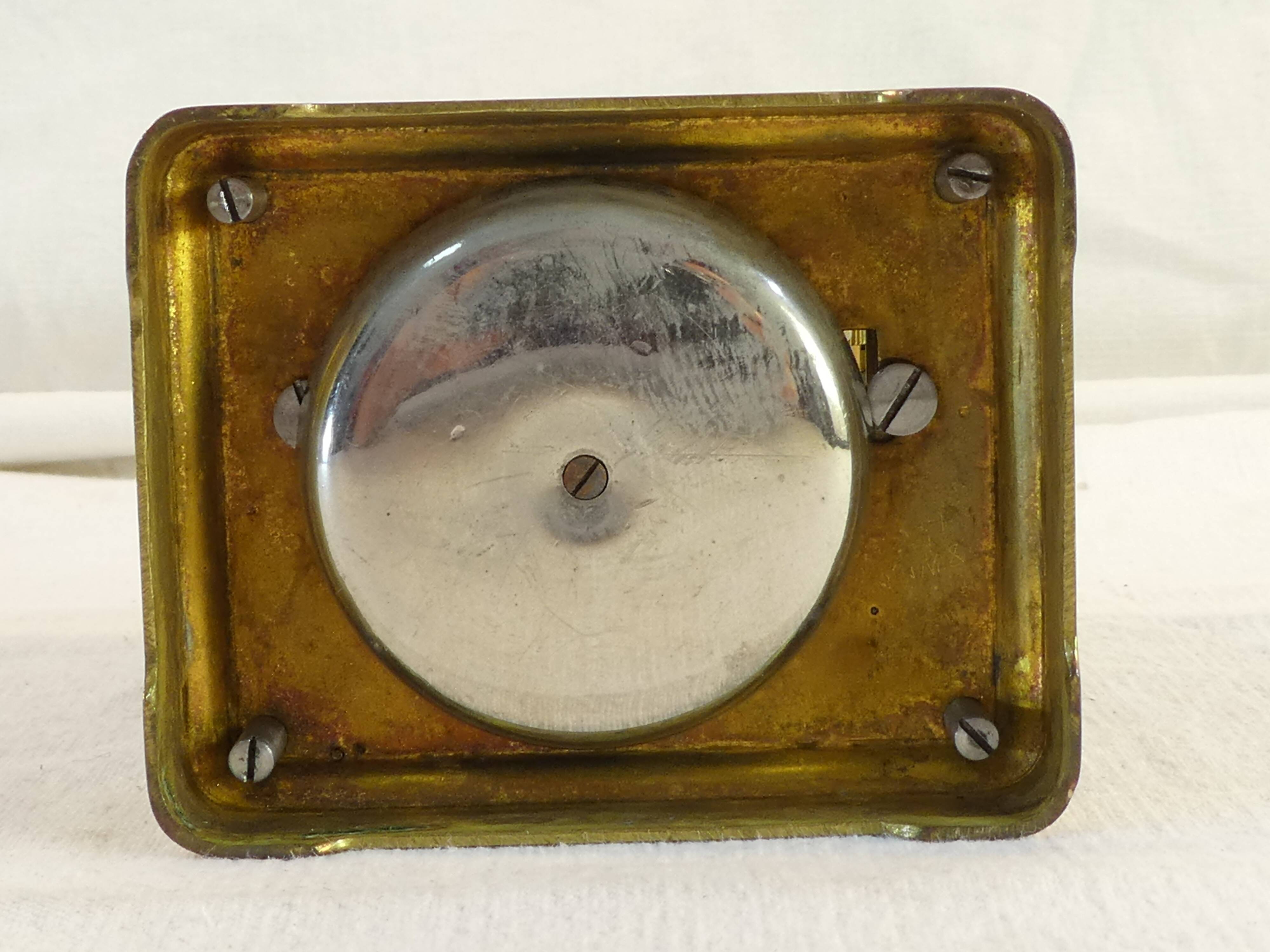 Officer's clock with functioning bell