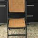 Chaise pliante vintage cannée