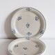 4 plates with earthenware desserts from St Amand