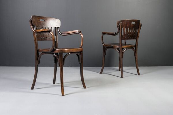 4 chaises Thonet par Jacob & Josef Kohn, modèle No. 380, 1930