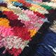 Tapis berbère Beni Ouarain à losanges colorés 185x97cm