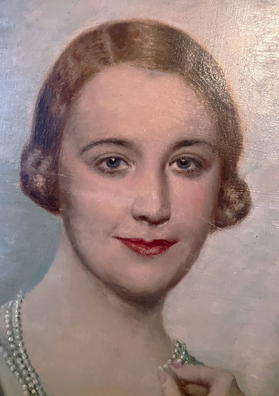 Important Tableau Portrait of Notable (Dijon) Vital Keuller (1866-1945)