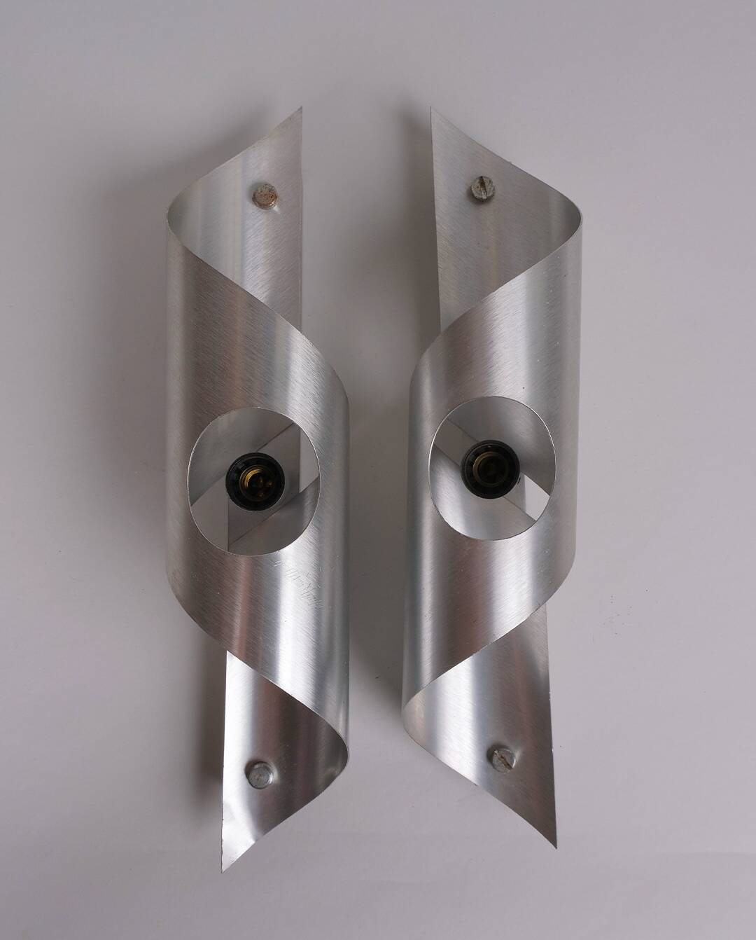 Space age wall lights