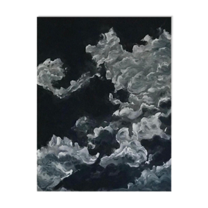 Tableau acrylique sur toile lune