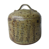 70s ceramic covered pot