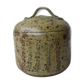 70s ceramic covered pot