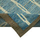 Handmade Turkish One of a Kind 280 cm x 362 cm Blue Wool Carpet