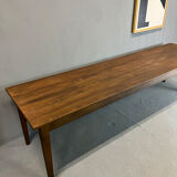 Farmhouse table "Dark Brown", spindle legs XXL 300 X 90 cm