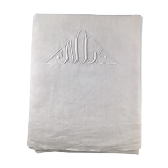 2-seater drap embroidered NL linen end mini single day