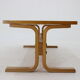 1970s Beech Bench/Planter Stand Czechoslovakia