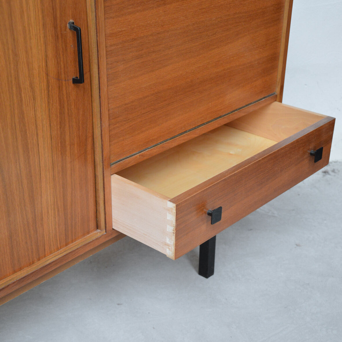 Sideboard 180cm with sliding doors, 1960