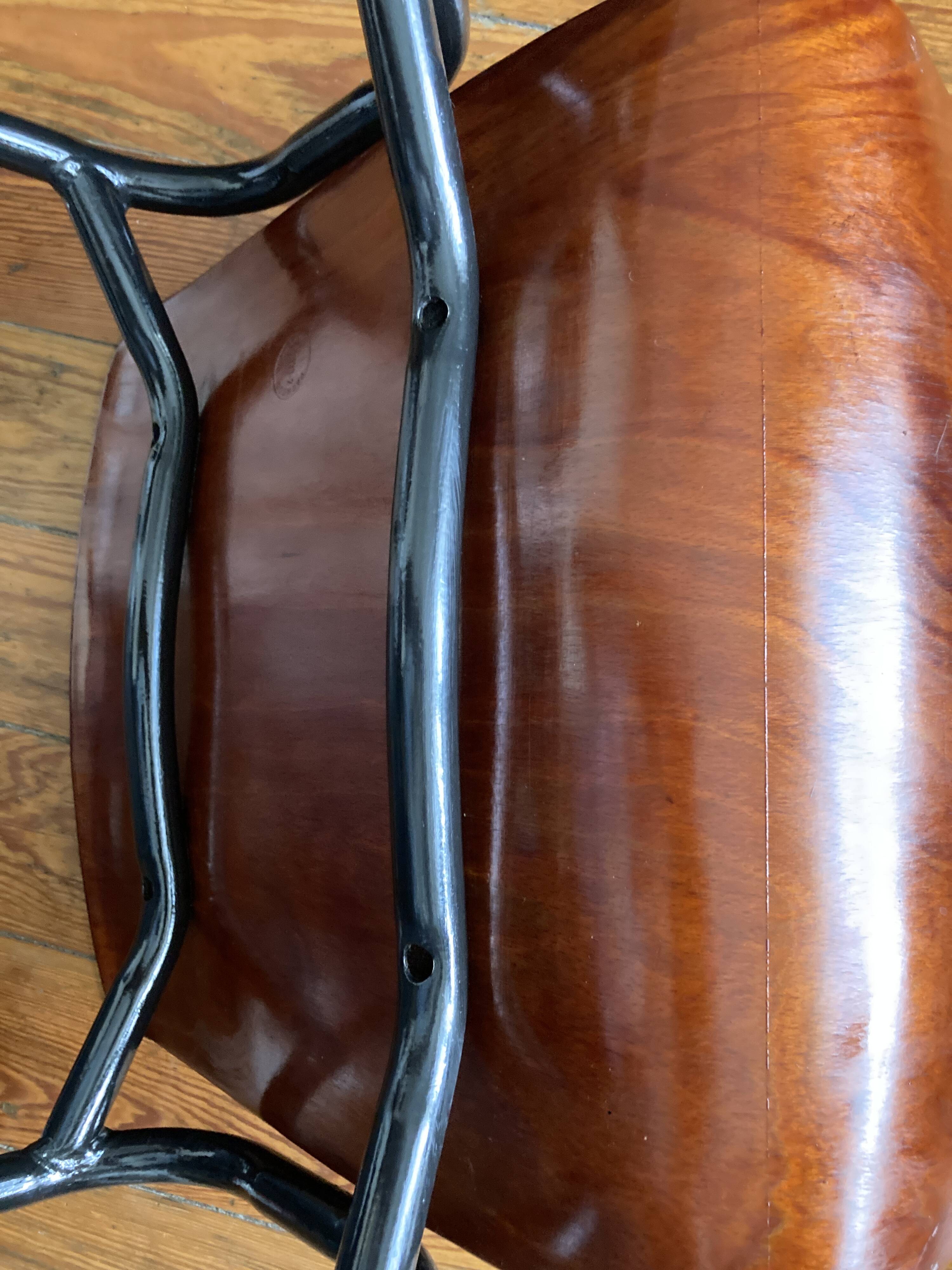 Set of 4 Pagholz Pagwood chairs 1960 – Restoration 2025