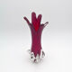 Vase Fratelli Toso Chambord Sommerso Rubis 25cm 954g Murano