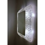 Luminous backlit lucite mirror, 1960