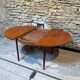 Teak table, vintage Scandinavian style from the 1960s, with hidden extension