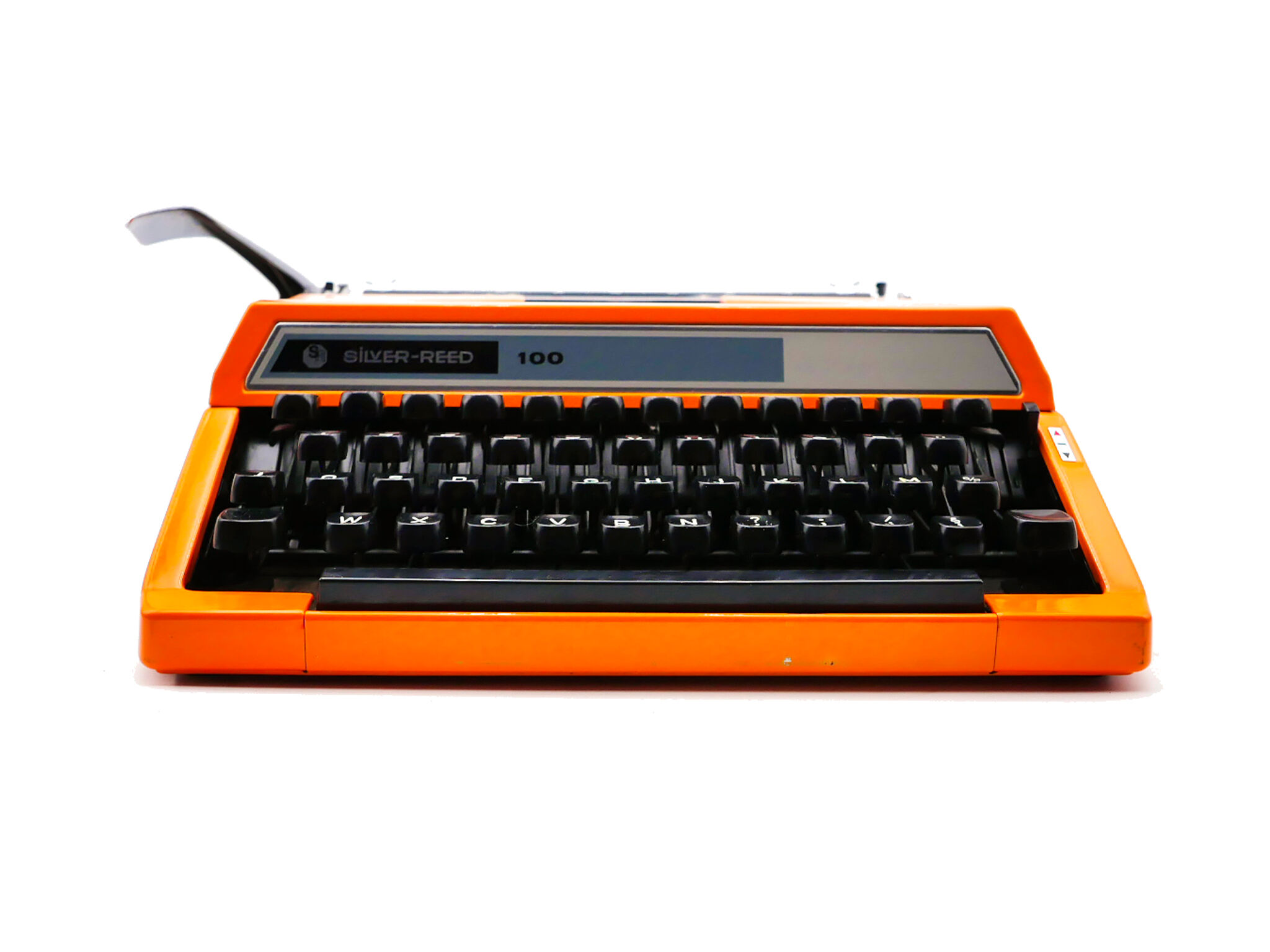 Silver typewriter reed 100 revised orange ribbon new