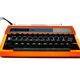 Machine à écrire silver reed 100 orange révisée ruban neuf