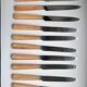 Set of 12 horn knives 50s-60s
