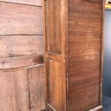 Cabinet with louver or curtain