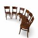 Set of six Authentic antique bentwood chairs, Antonio Volpe