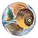 Large dish with fish decoration Puigdemont Spain