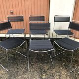 Vintage scoubidou or spaghetti chairs 60s