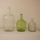 Lot de 3 dame-jeannes