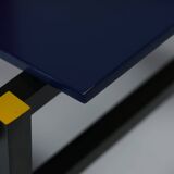 Red And Blue Arm Chair by Gerrit Rietveld for Cassina