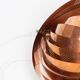 Vintage Moon Pendant Lamp by Werner Schou, Copper Scandinavian Design, Mid