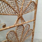 Vintage rattan screen