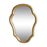 Miroir forme libre bois doré