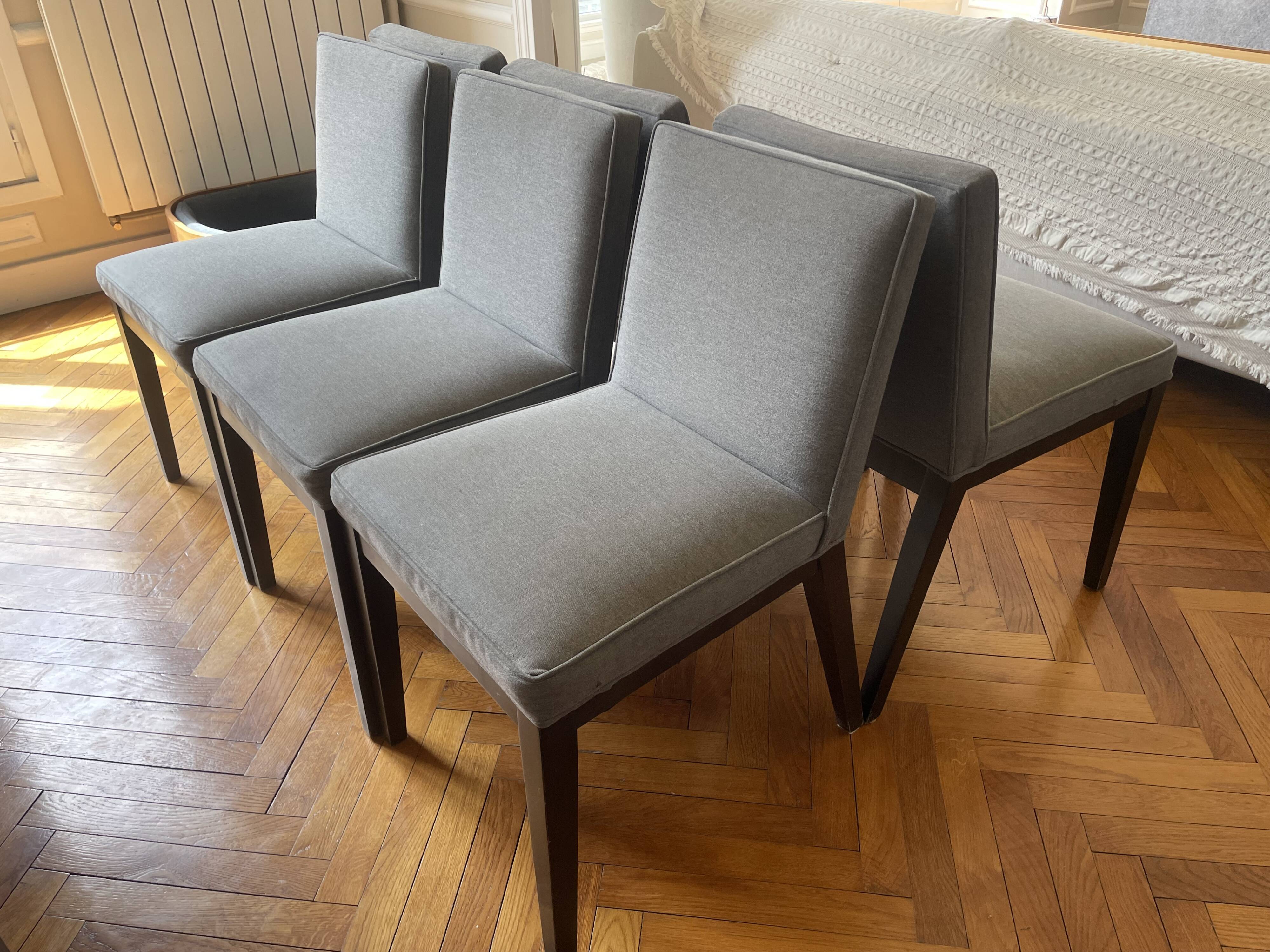 Set of 6 room & board ansel chairs