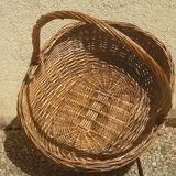Culture wicker basket, vintage