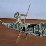 Venetian brass gondola