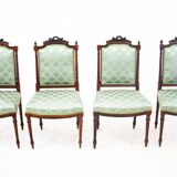 Quatre chaises de style rocaille, France.
