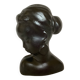 Antique bust of an African woman to stand or hang