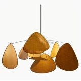 Mustard linen suspension