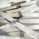 12 vintage Bakelite stainless steel knives with mother-of-pearl effect Art Deco style