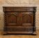 Carved wooden trouser cabinet – Twisted columns – Marble top