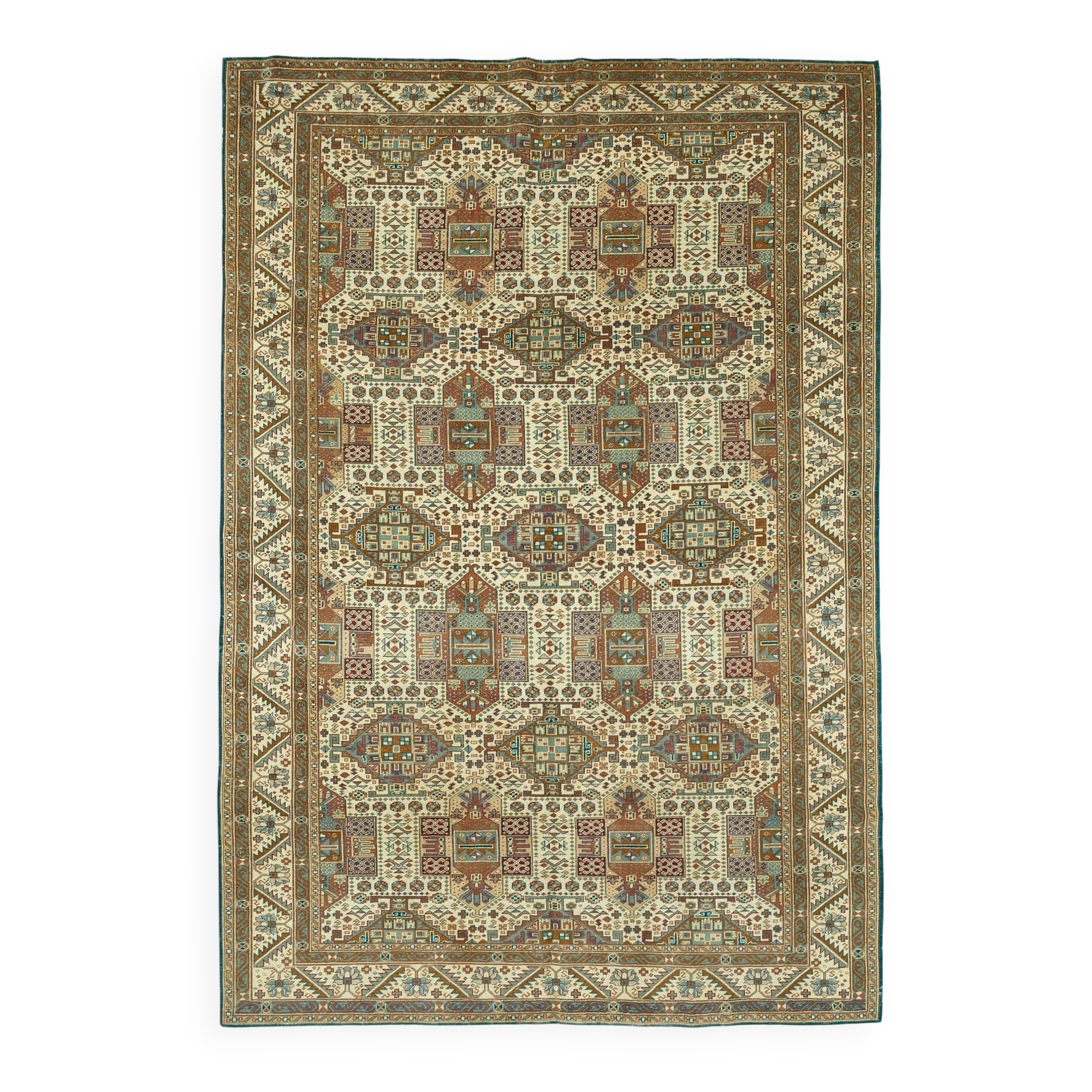 Turkish Wool Vintage Kayseri Rug 195 cm x 290 cm