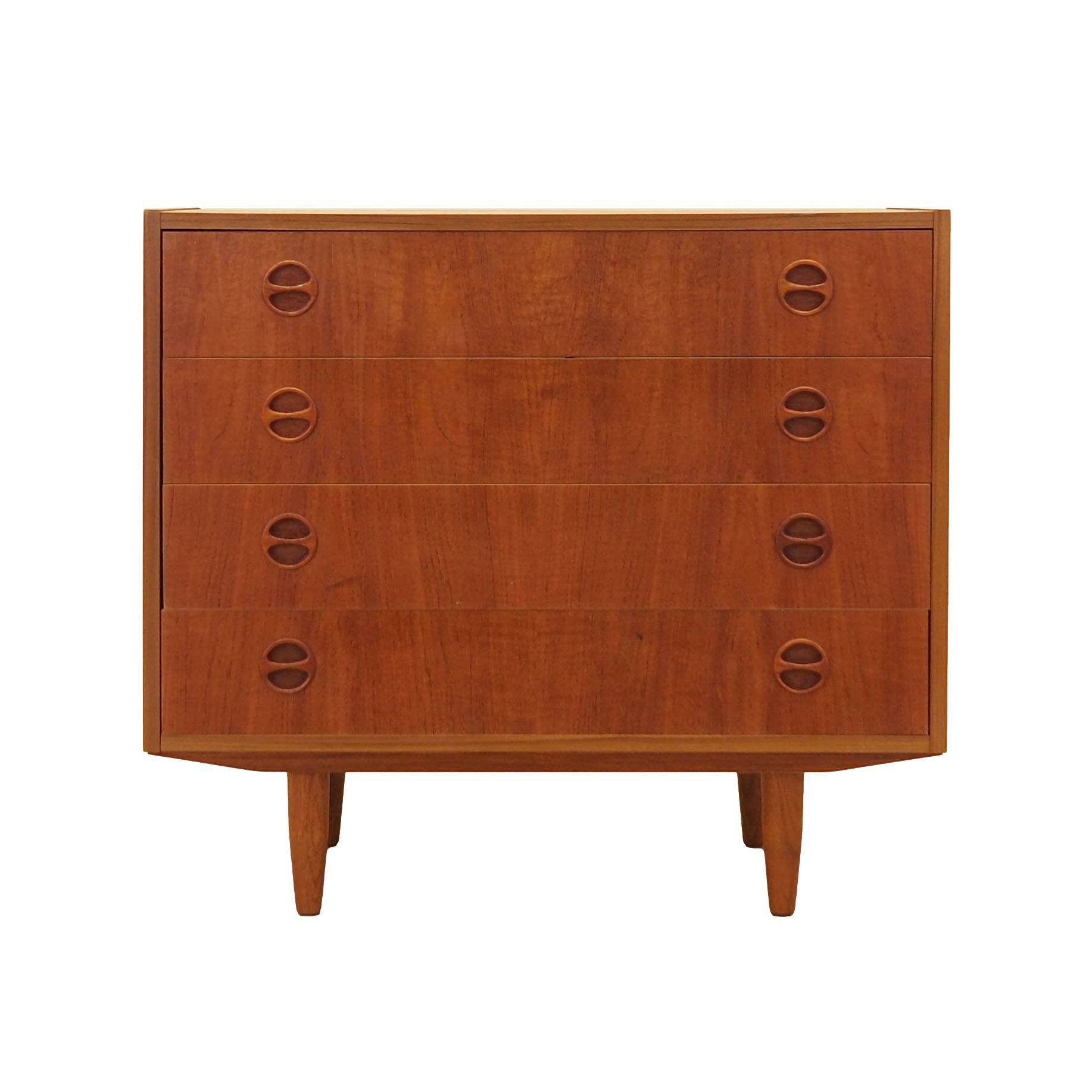 Commode en teck, design danois, années 1970, fabriquée au Danemark