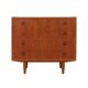 Commode en teck, design danois, années 1970, fabriquée au Danemark
